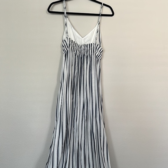 Windsor Maxi Dress | Tag on | Never Worn | Ivory with Navy Stripes - Picture 3 of 4